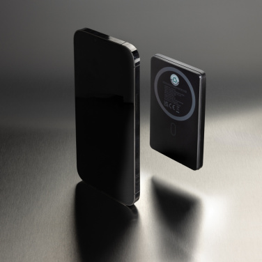 Лого трейд бизнес-подарки фото: Orion RCS переработанный алюминиевый магнитный внешний аккумулятор 5000 мАч 5 Вт