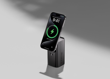 Логотрейд pекламные cувениры картинка: Магнитный внешний аккумулятор Urban Vitamin Sunnyvale 100 Вт 15 000 мА·ч