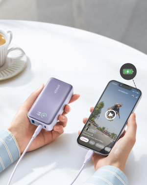 Логотрейд pекламные продукты картинка: Внешний аккумулятор Anker Powerbank PowerCore 10.000mAh 30W