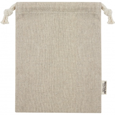 Logotrade reklamprodukter bild: Pheebs presentpåse av 150 g/m² GRS-återvunnen bomull, liten, 0,5 l
