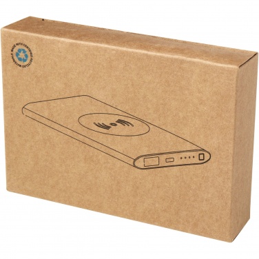 Logotrade profilreklam bild: Juice trådlös 4 000 mAh Type C-powerbank i återvunnen aluminium 