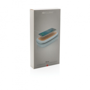 Logotrade reklamprodukter bild: Rena UV-C steriliseringsbox med 5W trådlös laddare