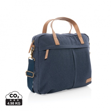 Logotrade profilreklam bild: Impact AWARE™ laptopväska i 16 oz. återvunnen canvas
