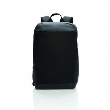 Logotrade reklamprodukter bild: Madrid stöldskyddad RFID USB laptopryggsäck, PVC-fri