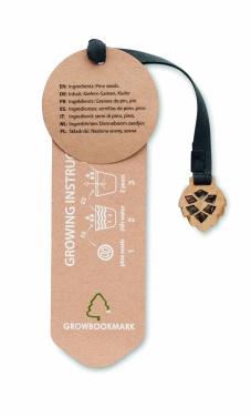 Logotrade kampanjprodukter bild: Bokmärke i furu