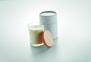 Logotrade profilprodukter bild: Ljus med vaniljdoft i glas