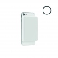 Powerbank trådlösladdning 15W, 5000 mAh, Vit