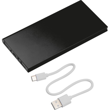 Logotrade presentreklam bild: Powerbank 8 000 mAh WOLFSBERG