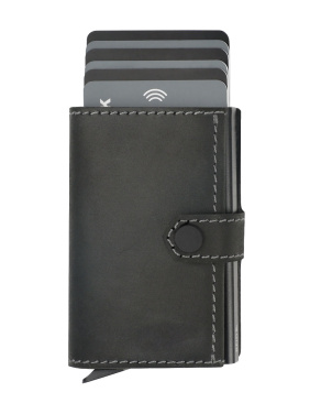Logotrade presentreklam bild: RFID-plånbok - Hunter Leather 2109284