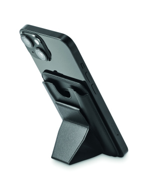 Logotrade presentreklam bild: Magnetisk PU-korthållare