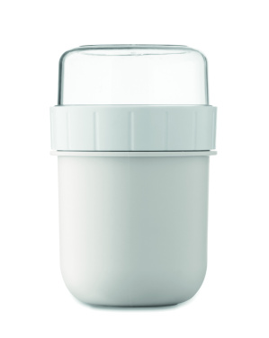 Logotrade kampanjprodukter bild: On the go-mugg i PP 450 ml
