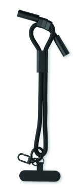 Logotrade reklamprodukter bild: Handledsrem - laddkabel 60W