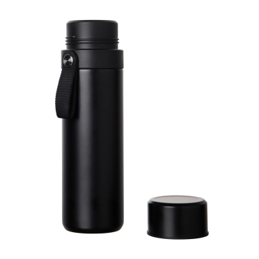 Logotrade reklamprodukter bild: VINGA Tono RCS termos med dubbla muggar, 750 ML
