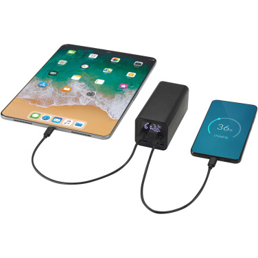 Logotrade presentreklam bild: Acamar 20 000 mAh 70 W powerbank för bärbar dator av återvunnen aluminium